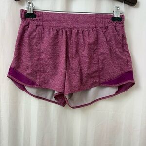 Women's Magenta Athletic Shorts